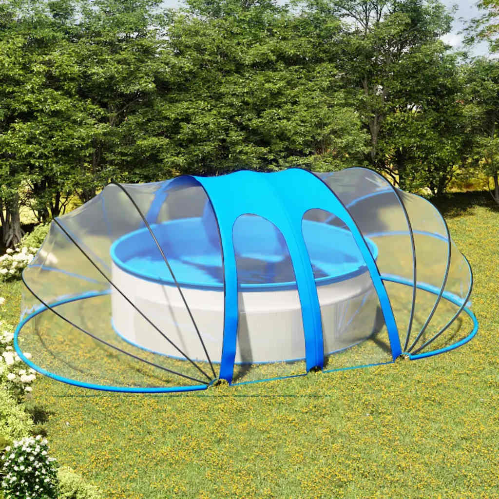 Ovale Poolabdeckung 620x410x210 cm