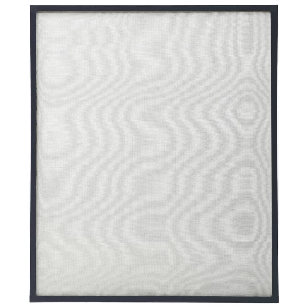 Insektenschutz für Fenster Anthrazit 100x120 cm