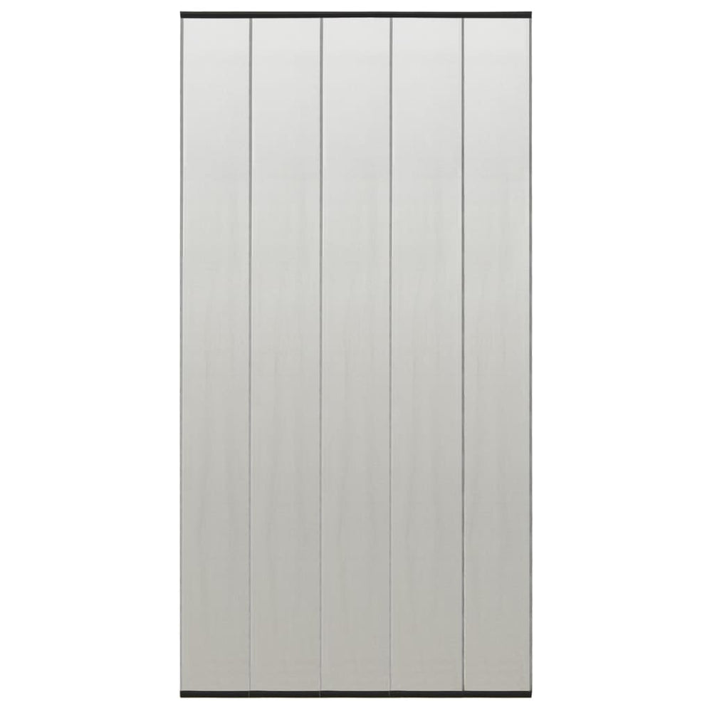 vidaXL Moustiquaire pour portes 5 pièces Rideau de porte en maille filet Noir 120x240 cm