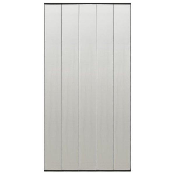 Insektenschutz für Türen 5-tlg. Netzvorhang Schwarz 120x240 cm