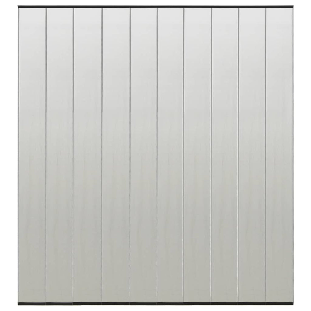 vidaXL Moustiquaire de porte 10 pcs Rideau en filet noir 240x240 cm