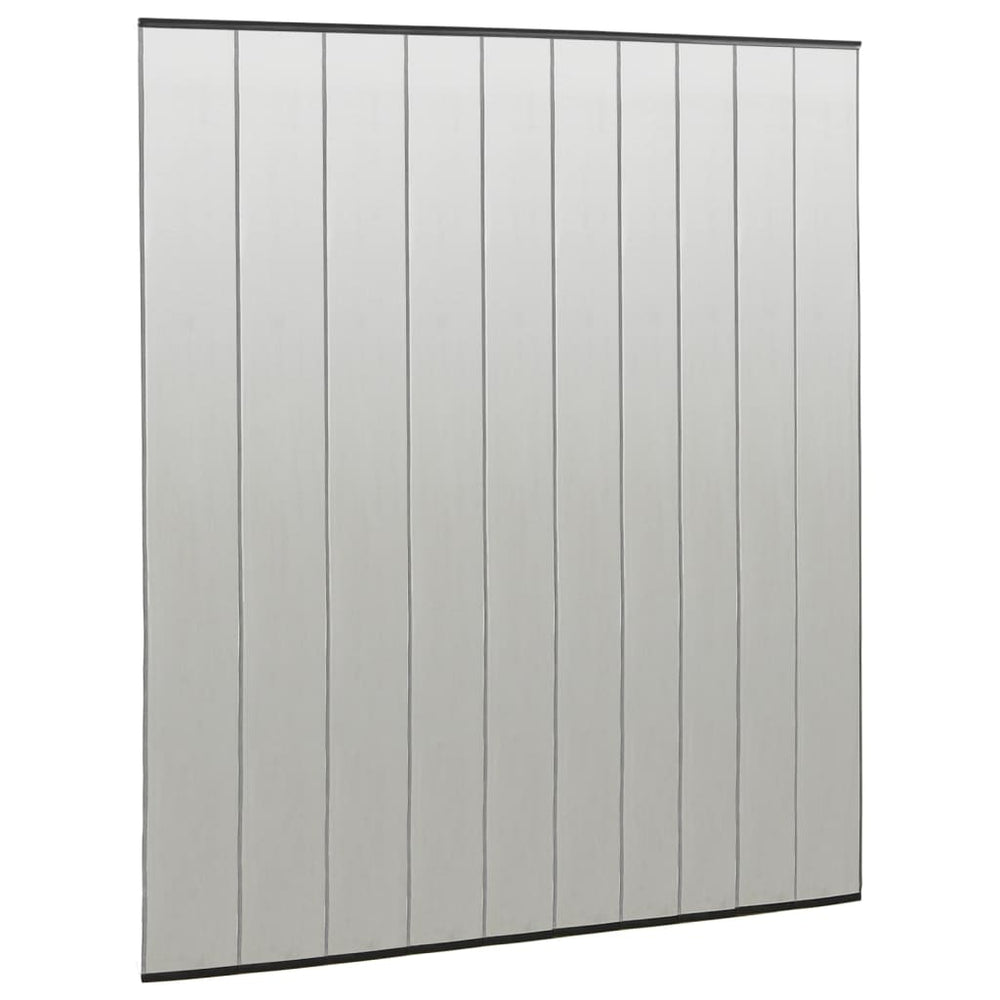 vidaXL Moustiquaire de porte 10 pcs Rideau en filet noir 240x240 cm