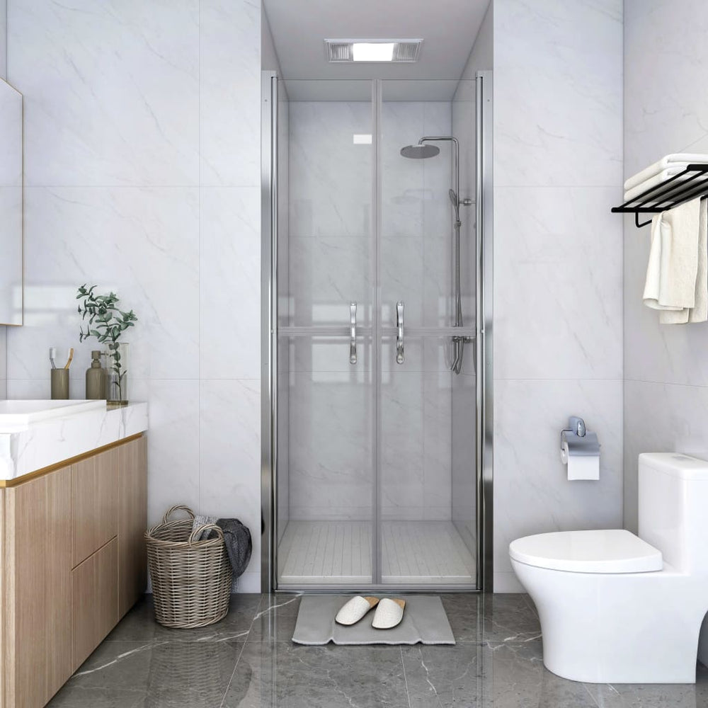 vidaXL Porte de douche transparente ESG 101x190 cm