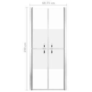 Duschtür Halbmatt ESG 71x190 cm