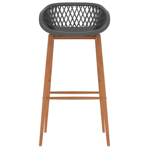 5-tlg. Bar-Set Schwarz und Grau