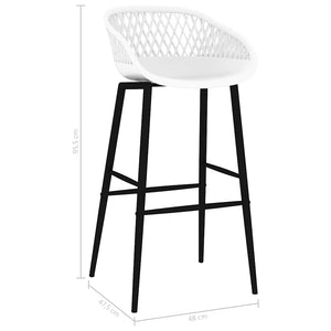 7-tlg. Bar-Set Schwarz und Weiß
