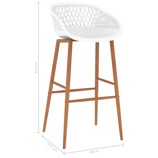 7-tlg. Bar-Set Schwarz und Weiß