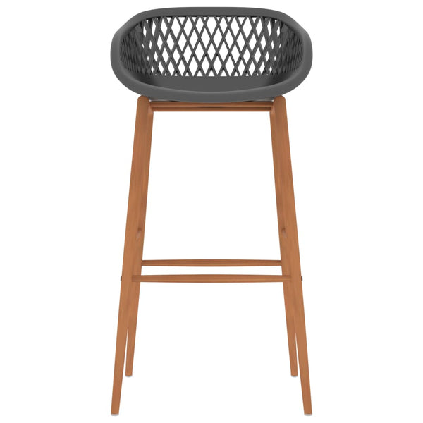 7-tlg. Bar-Set Schwarz und Grau