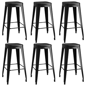 7-tlg. Bar-Set Weiß und Schwarz