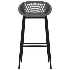 7-tlg. Bar-Set Weiß und Grau