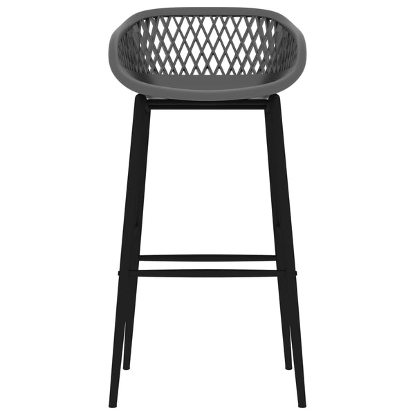 7-tlg. Bar-Set Weiß und Grau