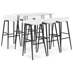7-tlg. Bar-Set Weiß