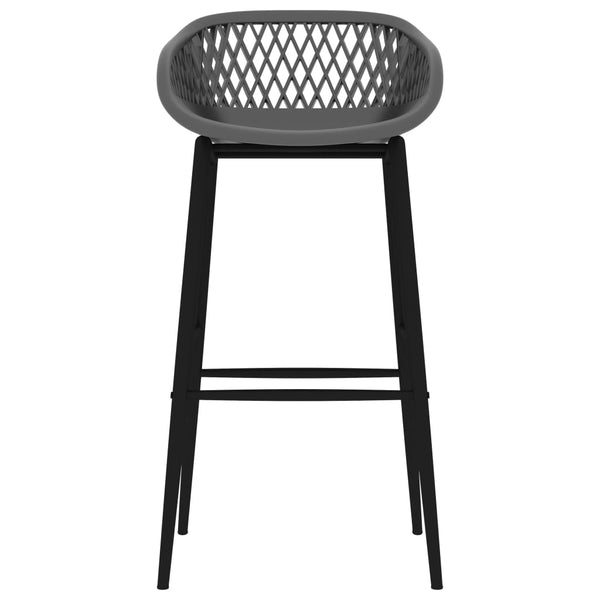 7-tlg. Bar-Set Weiß und Grau