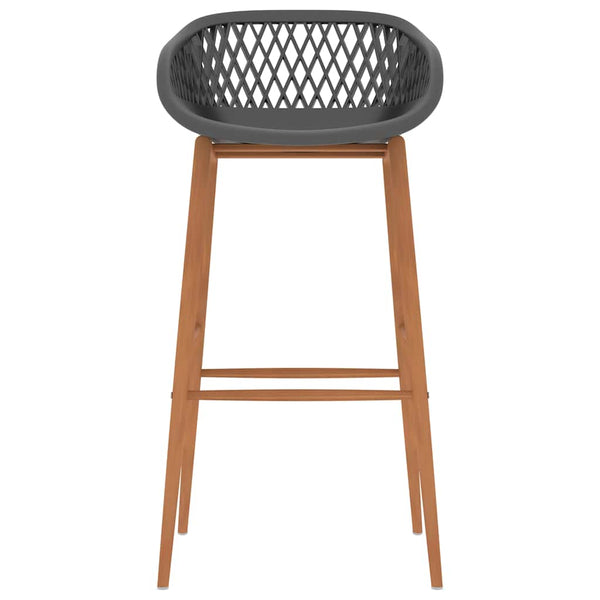 7-tlg. Bar-Set Schwarz und Grau