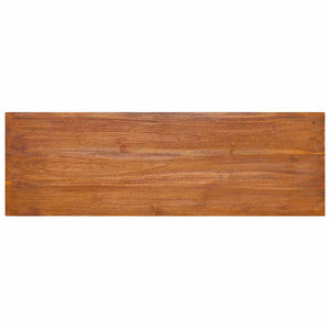 TV-Wandschrank 180x30x30 cm Teak Massivholz