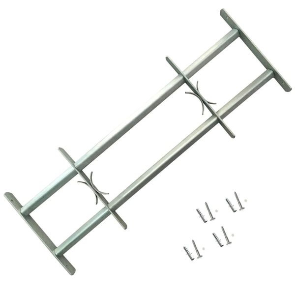 vidaXL Grille de fenêtre réglable 2 pièces 700-1050 mm