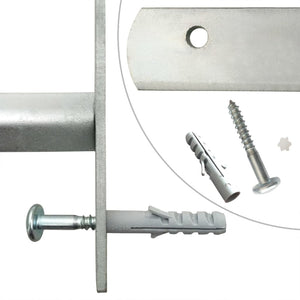 vidaXL Grille de fenêtre réglable 2 pièces 700-1050 mm