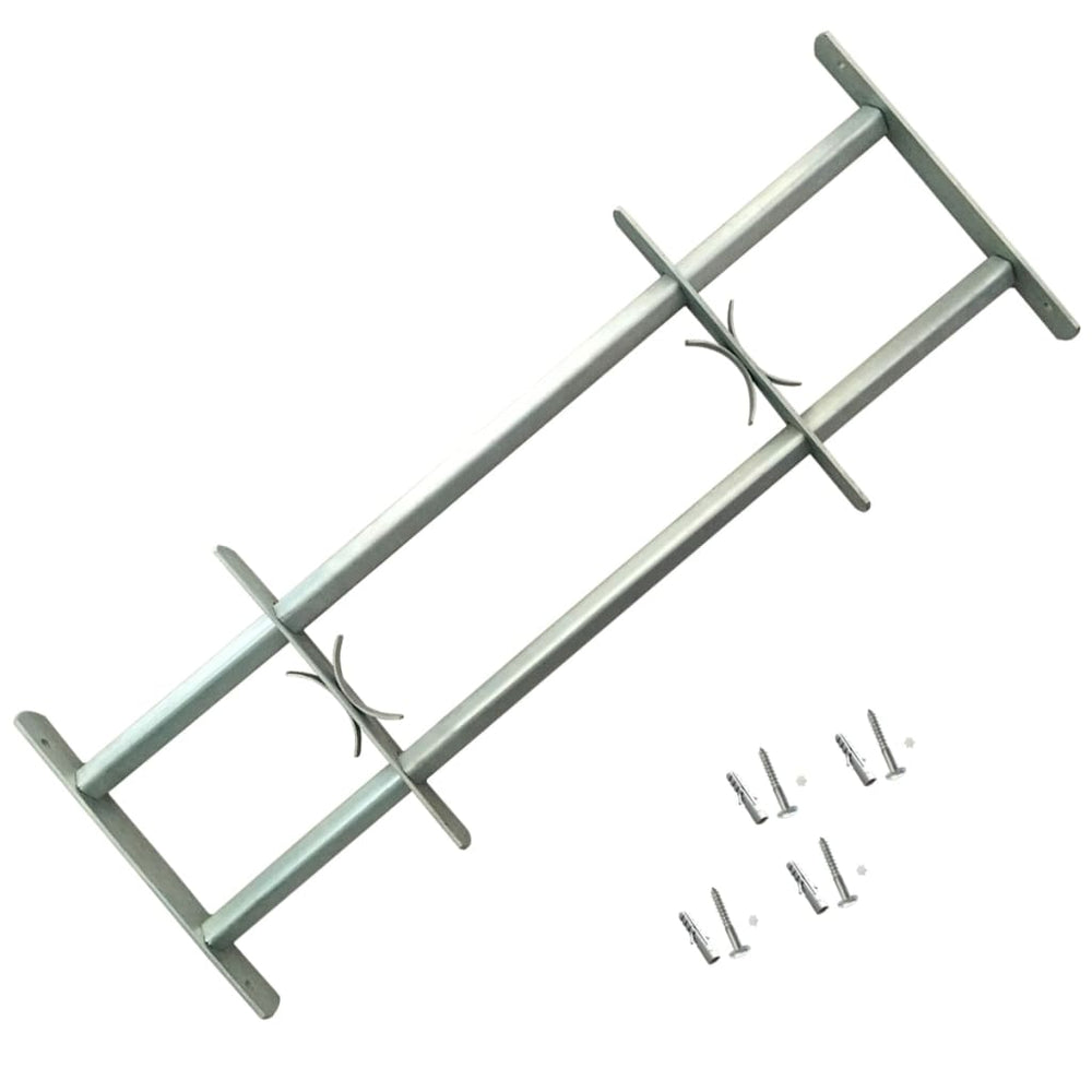 Fenstergitter Verstellbar für Fenster 2 Stk. 1000-1500 mm