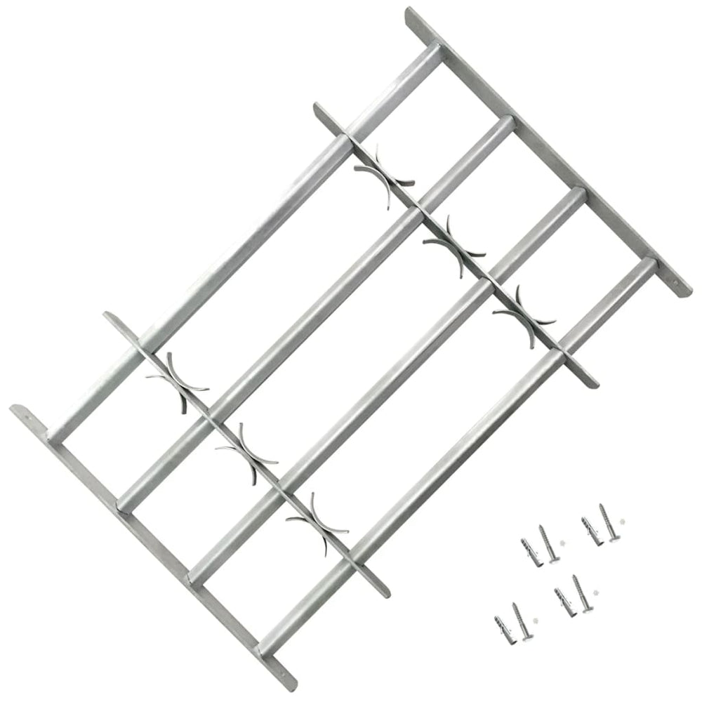 Fenstergitter Verstellbar für Fenster 2 Stk. 1000-1500 mm