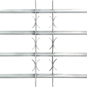 Fenstergitter Verstellbar für Fenster 2 Stk. 1000-1500 mm