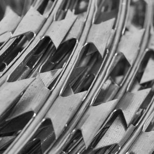 Stacheldraht 2 Stk. Concertina-Draht Verzinkter Stahl 100 m