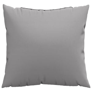 Zierkissen 4 Stk. Grau 50x50 cm Stoff