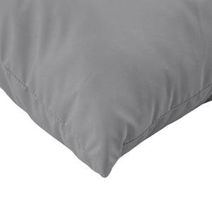 Zierkissen 4 Stk. Grau 60x60 cm Stoff