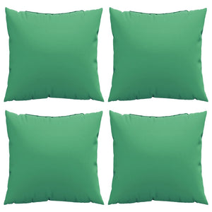 Zierkissen 4 Stk. Grün 60x60 cm Stoff