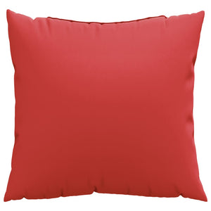 Zierkissen 4 Stk. Rot 60x60 cm Stoff
