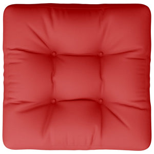 Palettenkissen Rot 50x50x12 cm Stoff