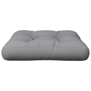 Palettenkissen Grau 60x60x12 cm Stoff