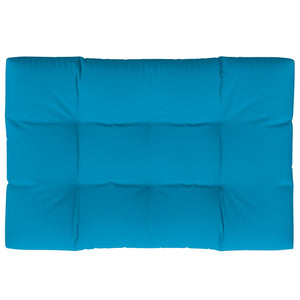 Palettenkissen Blau 120x80x12 cm Stoff