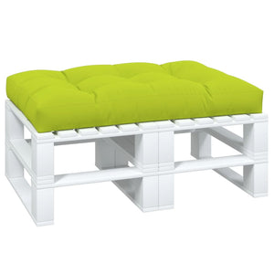 Palettenkissen Knallgrün 120x80x12 cm Stoff