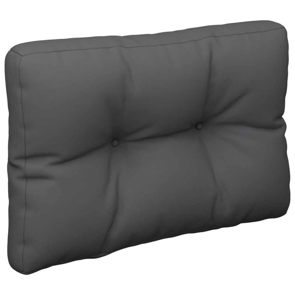 vidaXL Coussin de palette anthracite 50x40x12 cm Tissu