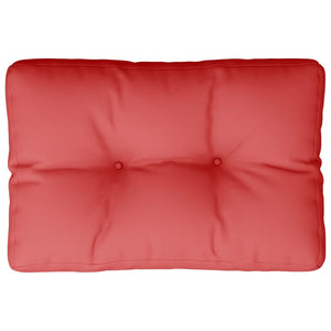 Palettenkissen Rot 60x40x12 cm Stoff