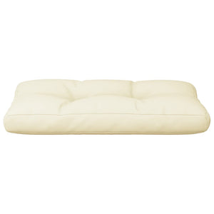 Palettenkissen Creme 70x40x12 cm Stoff