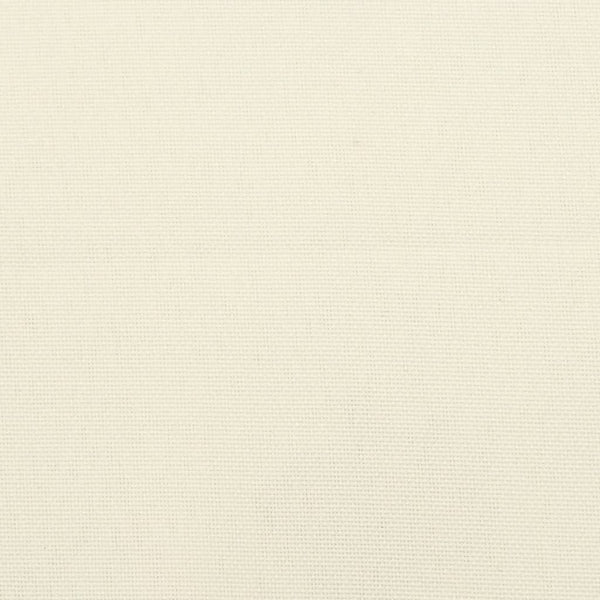 Palettenkissen Creme 80x40x12 cm Stoff