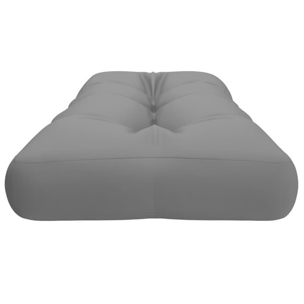 Palettenkissen Grau 120x40x12 cm Stoff