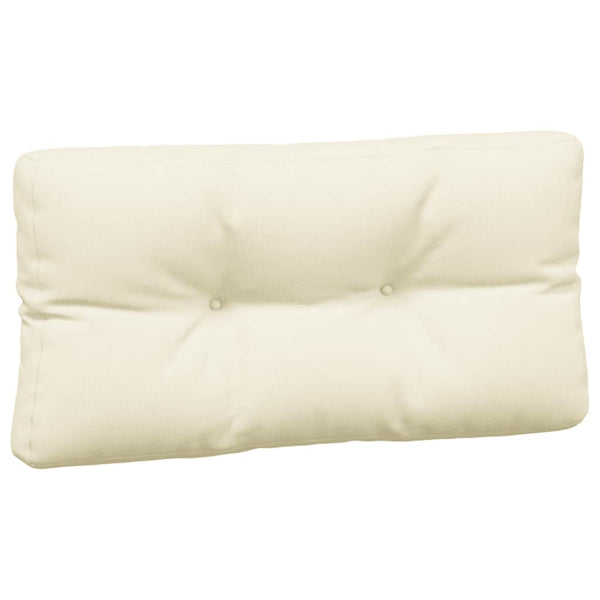 Palettenkissen 5-tlg. Creme Stoff