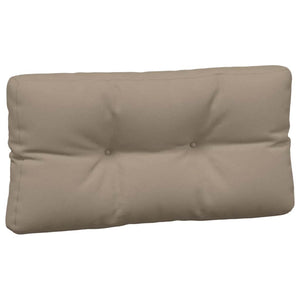 Palettenkissen 5-tlg. Taupe Stoff