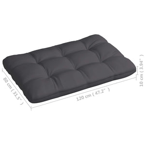 Palettensofa-Kissen 7 Stk. Anthrazit