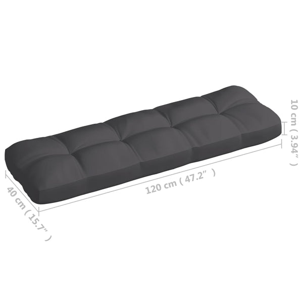 Palettensofa-Kissen 7 Stk. Anthrazit
