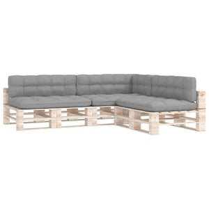 Palettensofa-Auflagen 7 Stk. Grau