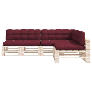 Palettensofa-Kissen 7 Stk. Weinrot