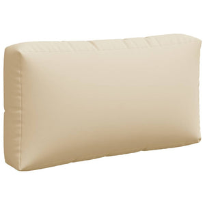 Palettenkissen 3-tlg. Beige Stoff