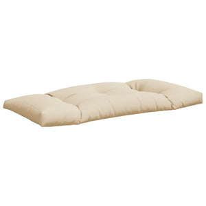 Palettenkissen 3-tlg. Beige Stoff