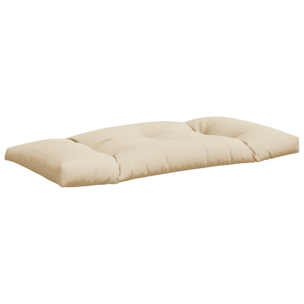 Palettenkissen 3-tlg. Beige Stoff