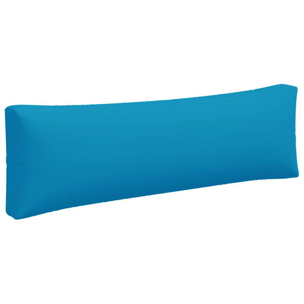 Palettenkissen 3-tlg. Blau Stoff