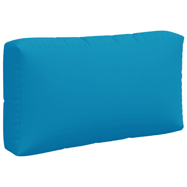 Palettenkissen 3-tlg. Blau Stoff