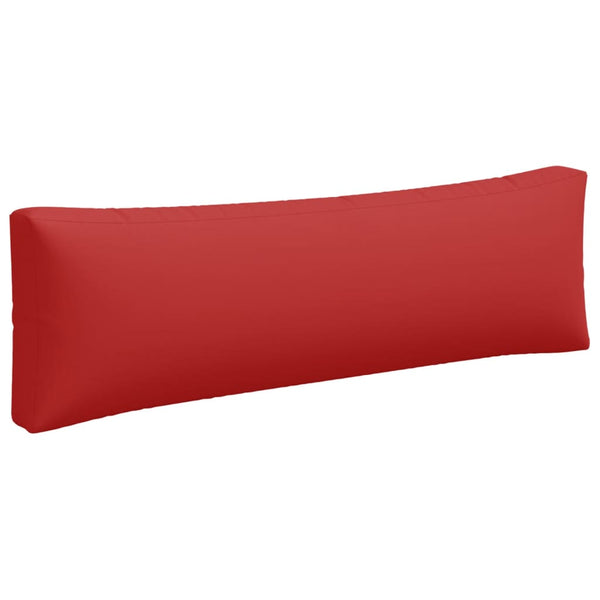 Palettenkissen 3-tlg. Rot Stoff